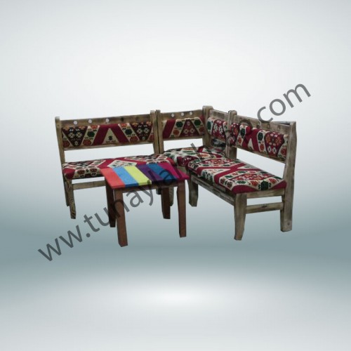 ks0016 Renk Ahşap Köşe Takımı